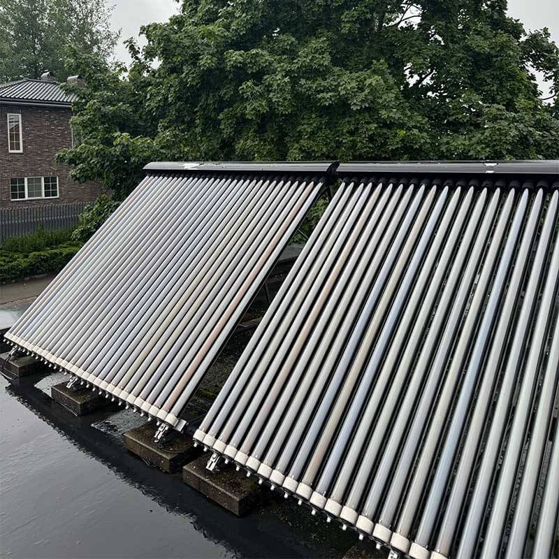 Vandens šildymo saulės kolektorių plovimas